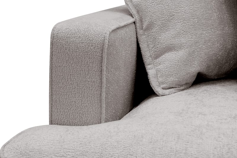 Rossita Lyx 4-seter Ekstra dyp Sofa med Sjeselong Høyre - Grå/Brun Chenille - Møbler - Sofaer - Sofaer med sjeselong - 4 seters sofa med divan