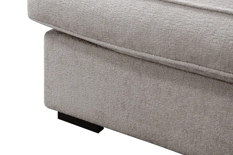 Rossita Lyx 4-seter Ekstra dyp Sofa med Sjeselong Høyre - Grå/Brun Chenille - Møbler - Sofaer - Sofaer med sjeselong - 4 seters sofa med divan