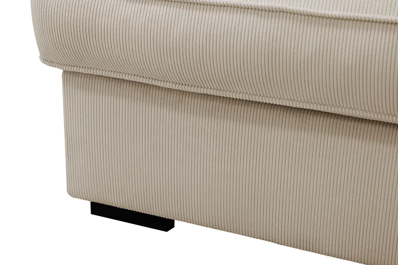 Rossita Lyx 4-seter Ekstra dyp Sofa med Sjeselong Høyre - Greige Manchester - Møbler - Sofaer - Sofaer med sjeselong - 4 seters sofa med divan
