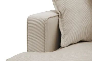 Rossita Lyx 4-seter Ekstra dyp Sofa med Sjeselong Høyre - Greige Manchester - Møbler - Sofaer - Sofaer med sjeselong - 4 seters sofa med divan