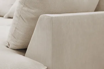 Rossita Lyx 4-seter Ekstra dyp Sofa med Sjeselong Høyre - Greige Manchester - Møbler - Sofaer - Sofaer med sjeselong - 4 seters sofa med divan