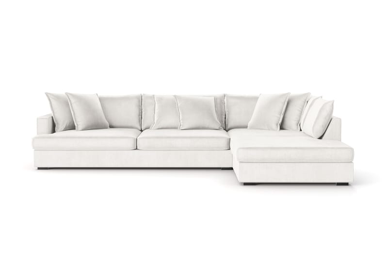 Rossita Lyx 4-seter Ekstra dyp Sofa med Sjeselong Høyre - Offwhite Manchester - Møbler - Sofaer - Sofaer med sjeselong - 4 seters sofa med divan