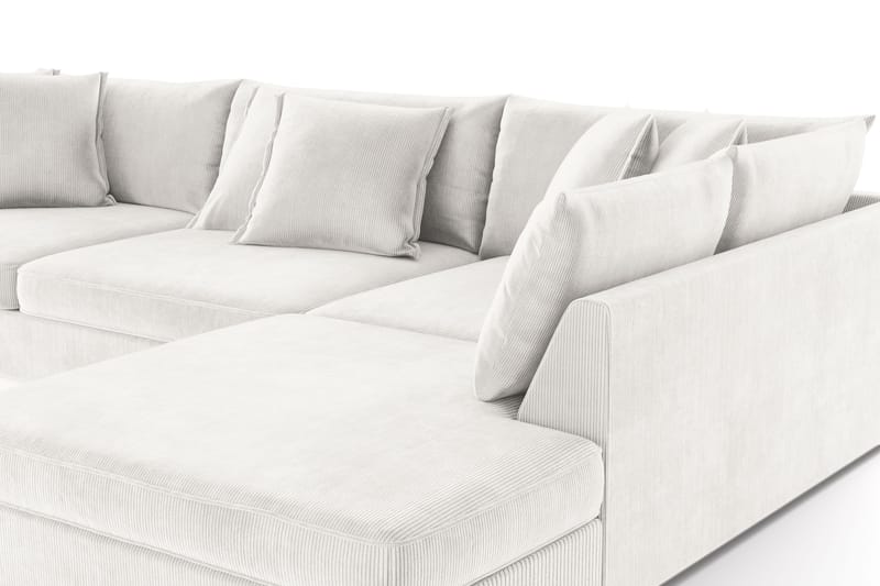 Rossita Lyx 4-seter Ekstra dyp Sofa med Sjeselong Høyre - Offwhite Manchester - Møbler - Sofaer - Sofaer med sjeselong - 4 seters sofa med divan