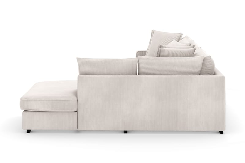 Rossita Lyx 4-seter Ekstra dyp Sofa med Sjeselong Høyre - Offwhite Manchester - Møbler - Sofaer - Sofaer med sjeselong - 4 seters sofa med divan