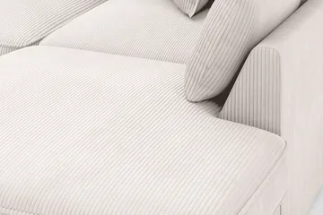 Rossita Lyx 4-seter Ekstra dyp Sofa med Sjeselong Høyre - Offwhite Manchester - Møbler - Sofaer - Sofaer med sjeselong - 4 seters sofa med divan