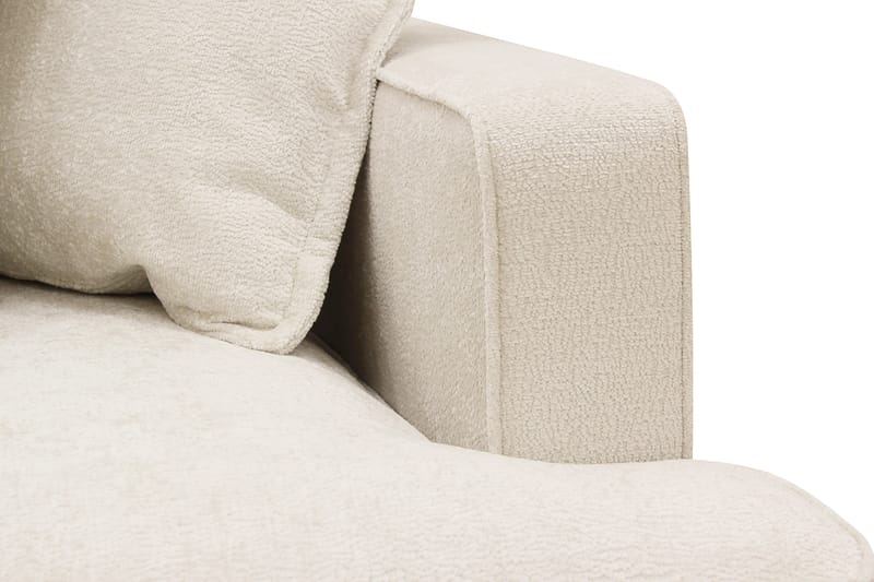 Rossita Lyx 4-seter Ekstra dyp Sofa med Sjeselong Venstre - Beige Chenille - Møbler - Sofaer - Sofaer med sjeselong - 4 seters sofa med divan