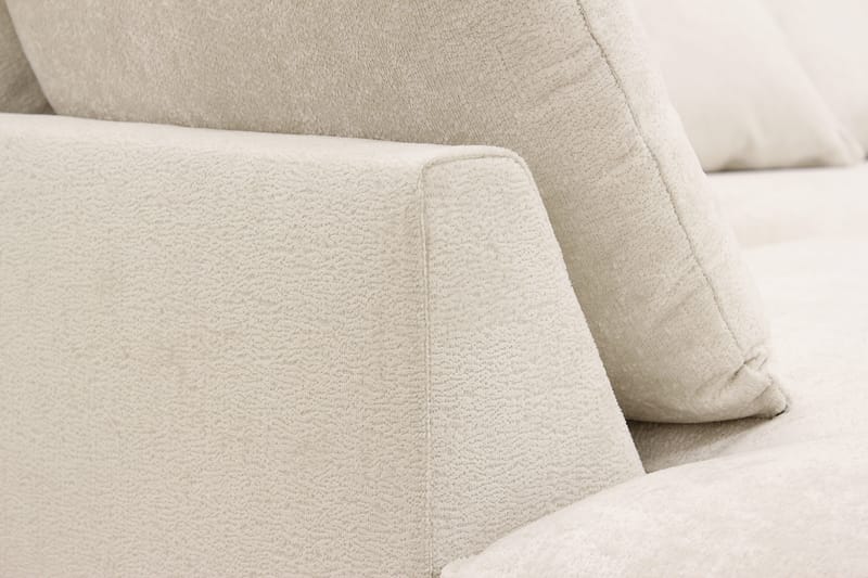 Rossita Lyx 4-seter Ekstra dyp Sofa med Sjeselong Venstre - Beige Chenille - Møbler - Sofaer - Sofaer med sjeselong - 4 seters sofa med divan