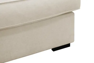 Rossita Lyx 4-seter Ekstra dyp Sofa med Sjeselong Venstre - Beige Stoff - Møbler - Sofaer - Sofaer med sjeselong - 4 seters sofa med divan