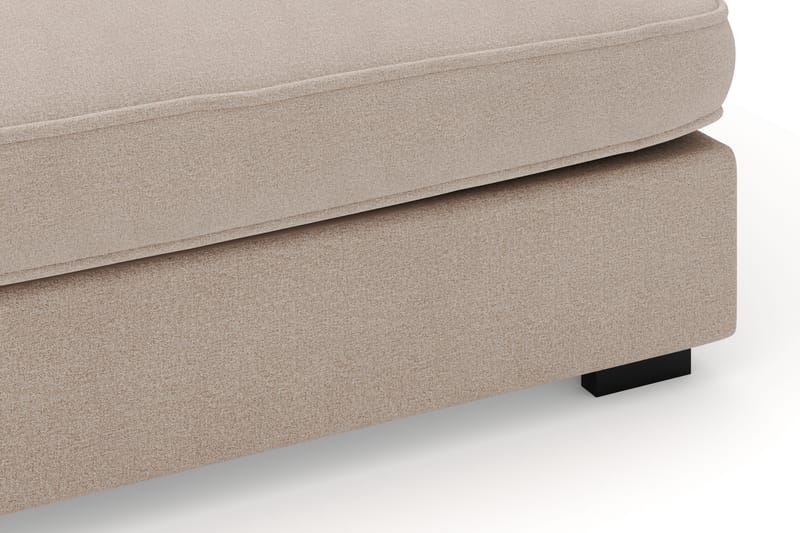 Rossita Lyx 4-seter Ekstra dyp Sofa med Sjeselong Venstre - Beige Stoff - Møbler - Sofaer - Sofaer med sjeselong - 4 seters sofa med divan
