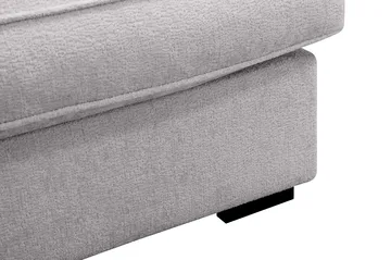 Rossita Lyx 4-seter Ekstra dyp Sofa med Sjeselong Venstre - Grå Chenille - Møbler - Sofaer - Sofaer med sjeselong - 4 seters sofa med divan