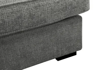 Rossita Lyx 4-seter Ekstra dyp Sofa med Sjeselong Venstre - Grå Chenille - Møbler - Sofaer - Sofaer med sjeselong - 4 seters sofa med divan