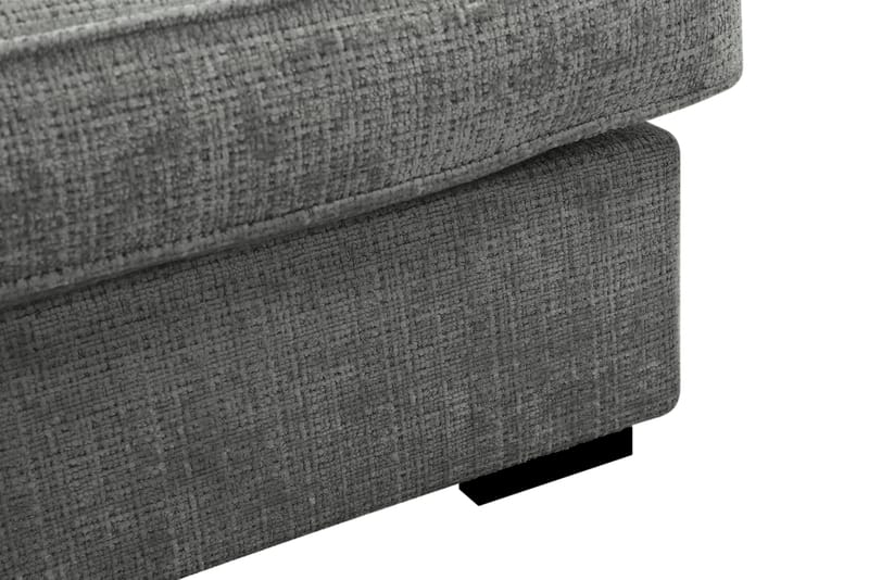 Rossita Lyx 4-seter Ekstra dyp Sofa med Sjeselong Venstre - Grå Chenille - Møbler - Sofaer - Sofaer med sjeselong - 4 seters sofa med divan