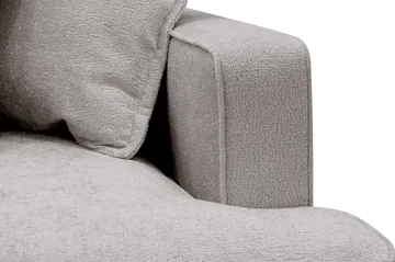Rossita Lyx 4-seter Ekstra dyp Sofa med Sjeselong Venstre - Grå/Brun Chenille - Møbler - Sofaer - Sofaer med sjeselong - 4 seters sofa med divan