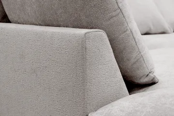 Rossita Lyx 4-seter Ekstra dyp Sofa med Sjeselong Venstre - Grå/Brun Chenille - Møbler - Sofaer - Sofaer med sjeselong - 4 seters sofa med divan