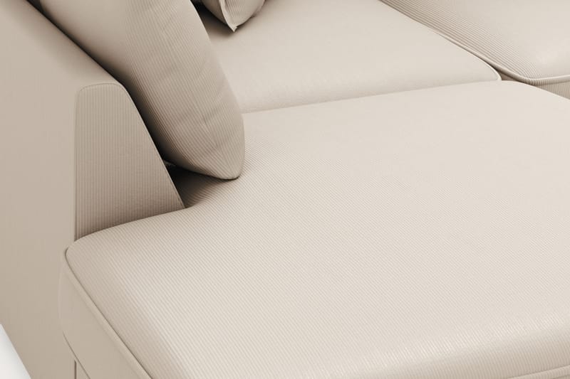 Rossita Lyx 4-seter Ekstra dyp Sofa med Sjeselong Venstre - Greige Manchester - Møbler - Sofaer - Sofaer med sjeselong - 4 seters sofa med divan