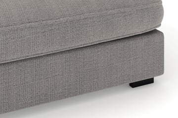 Rossita Lyx 4-seter Ekstra dyp Sofa med Sjeselong Venstre - Lysegrå Chenille - Møbler - Sofaer - Sofaer med sjeselong - 4 seters sofa med divan
