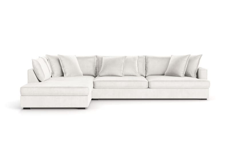 Rossita Lyx 4-seter Ekstra dyp Sofa med Sjeselong Venstre - Offwhite Manchester - Møbler - Sofaer - Sofaer med sjeselong - 4 seters sofa med divan