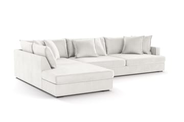 Rossita Lyx 4-seter Ekstra dyp Sofa med Sjeselong Venstre - Offwhite Manchester - Møbler - Sofaer - Sofaer med sjeselong - 4 seters sofa med divan