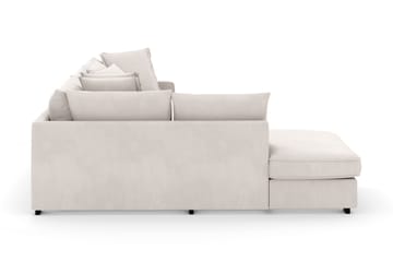 Rossita Lyx 4-seter Ekstra dyp Sofa med Sjeselong Venstre - Offwhite Manchester - Møbler - Sofaer - Sofaer med sjeselong - 4 seters sofa med divan