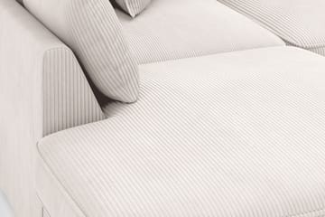 Rossita Lyx 4-seter Ekstra dyp Sofa med Sjeselong Venstre - Offwhite Manchester - Møbler - Sofaer - Sofaer med sjeselong - 4 seters sofa med divan