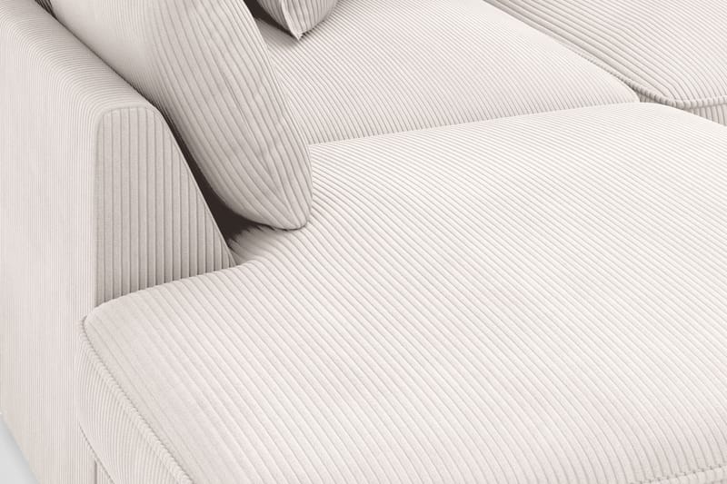 Rossita Lyx 4-seter Ekstra dyp Sofa med Sjeselong Venstre - Offwhite Manchester - Møbler - Sofaer - Sofaer med sjeselong - 4 seters sofa med divan