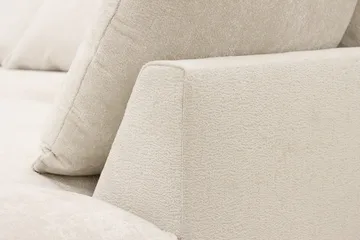Rossita Lyx 4-seters Høyrevendt L-formet Extra Dyp Sjeselongsofa i Chenille - Beige Chenille - Møbler - Sofaer - Sofaer med sjeselong - 4 seters sofa med divan