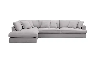 Rossita Lyx 4-seters Venstrevendt L-formet Extra Dyp Sjeselongsofa i Chenille