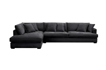 Rossita Lyx 4-seters Venstrevendt L-formet Extra Dyp Sjeselongsofa i Chenille