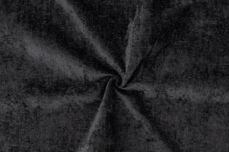 Rossita Lyx 4-seters Venstrevendt L-formet Extra Dyp Sjeselongsofa i Chenille - Svart Chenille - Møbler - Sofaer - Sofaer med sjeselong - 4 seters sofa med divan