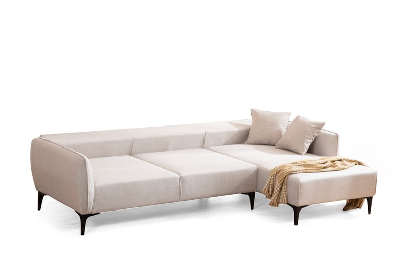 Rossland Divansofa 3-seters - Hvit - Møbler - Sofaer - Sofaer med sjeselong - 3 seters sofa med divan