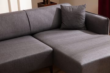 Rossland Divansofa 3-seters - Mørkegrå - Møbler - Sofaer - Sofaer med sjeselong - 3 seters sofa med divan