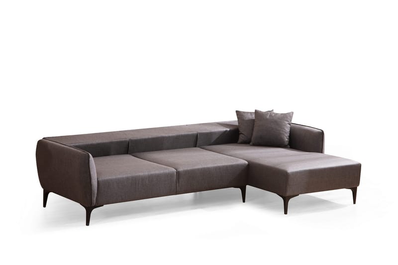 Rossland Divansofa 3-seters - Mørkegrå - Møbler - Sofaer - Sofaer med sjeselong - 3 seters sofa med divan