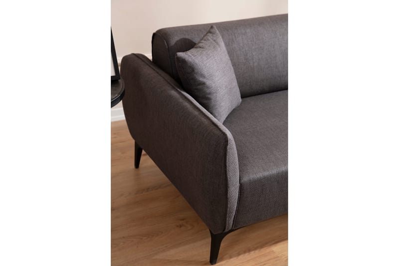 Rossland Divansofa 3-seters - Mørkegrå - Møbler - Sofaer - Sofaer med sjeselong - 3 seters sofa med divan