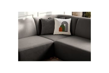 Rynvar Sofa med sjeselong 4-seter - Antrasitt - Møbler - Sofaer - Modulsofaer - Komplett modulsofa