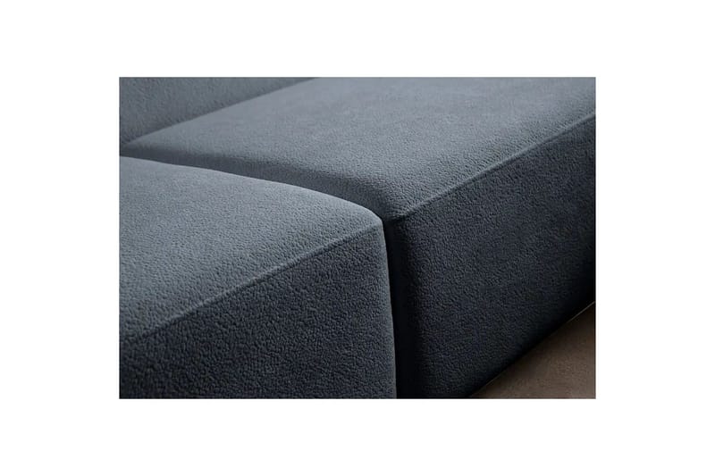 Rynvar Sofa med sjeselong 4-seter - Blå - Møbler - Sofaer - Sofaer med sjeselong - 4 seters sofa med divan