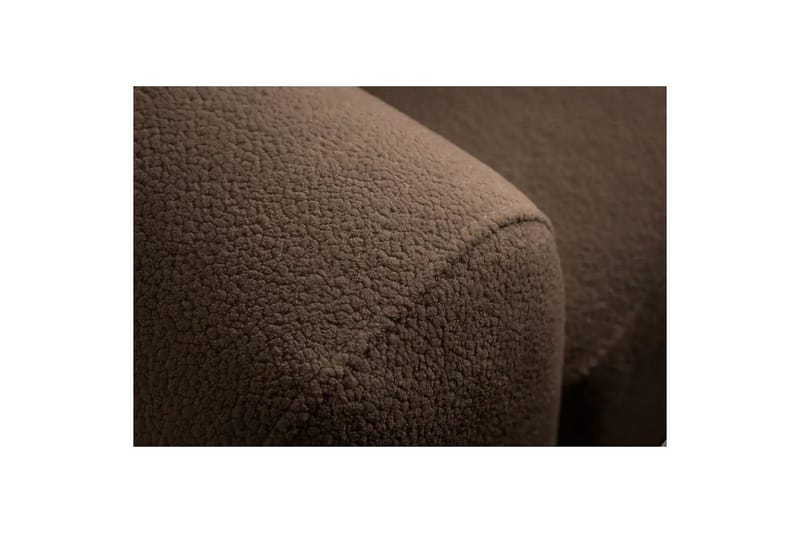 Rynvar Sofa med sjeselong 4-seter - Brun - Møbler - Sofaer - Modulsofaer - Komplett modulsofa