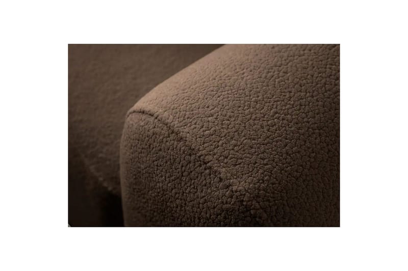 Rynvar Sofa med sjeselong 4-seter - Brun - Møbler - Sofaer - Modulsofaer - Komplett modulsofa