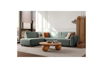 Rynvar Sofa med sjeselong 4-seter - Grønn - Møbler - Sofaer - Sofaer med sjeselong - 4 seters sofa med divan