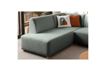 Rynvar Sofa med sjeselong 4-seter - Grønn - Møbler - Sofaer - Sofaer med sjeselong - 4 seters sofa med divan