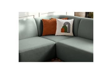 Rynvar Sofa med sjeselong 4-seter - Grønn - Møbler - Sofaer - Sofaer med sjeselong - 4 seters sofa med divan