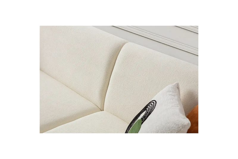 Rynvar Sofa med sjeselong 4-seter - Hvit - Møbler - Sofaer - Sofaer med sjeselong - 4 seters sofa med divan