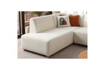 Rynvar Sofa med sjeselong 4-seter - Hvit - Møbler - Sofaer - Sofaer med sjeselong - 4 seters sofa med divan