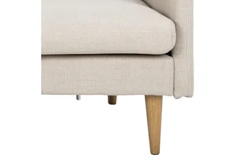 Sanat 3-seters Sofa med Divan - Beige - Møbler - Sofaer - Sofaer med sjeselong - 3 seters sofa med divan
