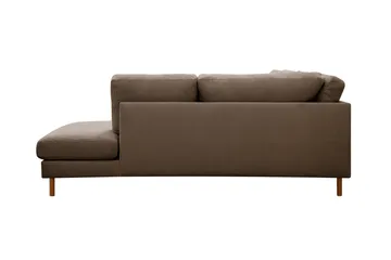 Scandi Dyp 4-seters sofa med sjeselong høyre i Kordfløyel - Brun - Møbler - Sofaer - Sofaer med sjeselong - 4 seters sofa med divan
