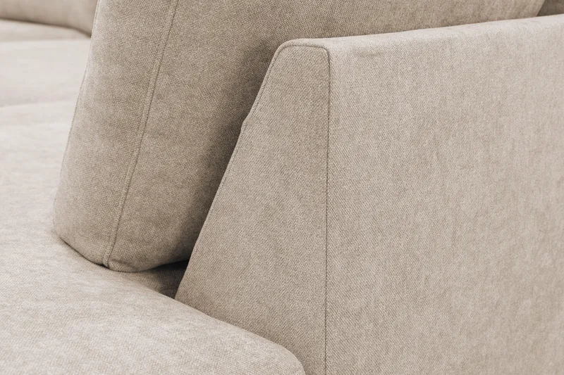 Scandi Dyp 4-seters sofa med sjeselong høyre i stoff - Møbler - Sofaer - Sofaer med sjeselong - 4 seters sofa med divan