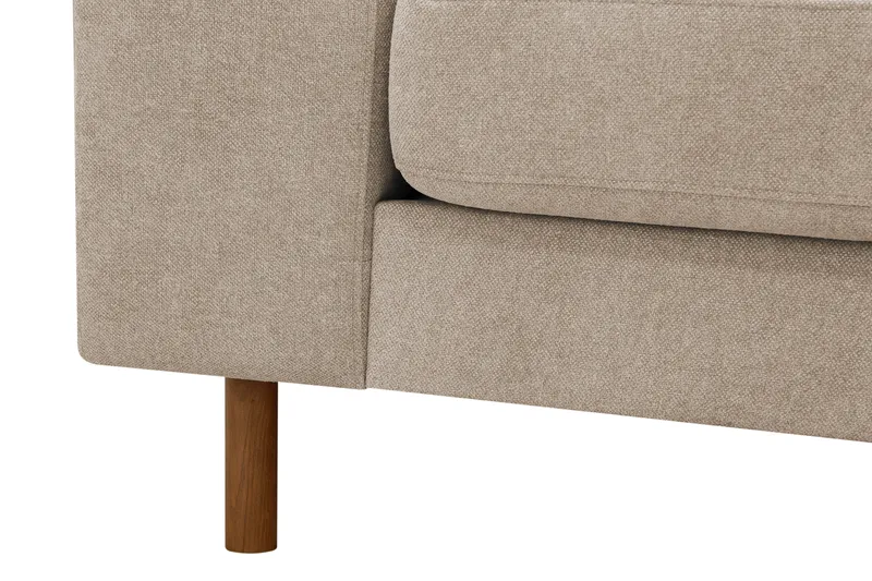 Scandi Dyp 4-seters sofa med sjeselong høyre i stoff - Møbler - Sofaer - Sofaer med sjeselong - 4 seters sofa med divan