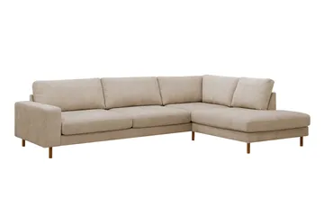 Scandi Dyp 4-seters sofa med sjeselong høyre i stoff - Møbler - Sofaer - Sofaer med sjeselong - 4 seters sofa med divan