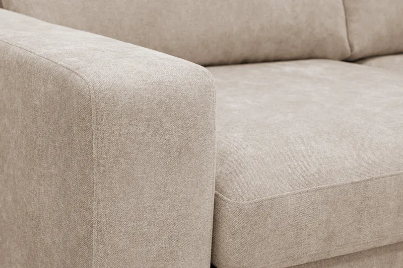 Scandi Dyp 4-seters sofa med sjeselong høyre i stoff - Møbler - Sofaer - Sofaer med sjeselong - 4 seters sofa med divan