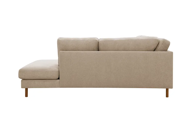 Scandi Dyp 4-seters sofa med sjeselong høyre i stoff - Møbler - Sofaer - Sofaer med sjeselong - 4 seters sofa med divan