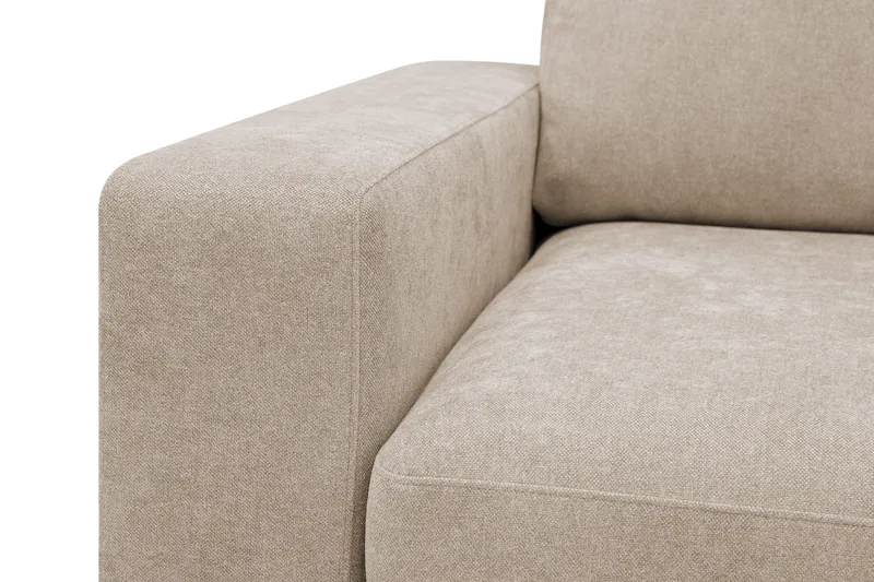 Scandi Dyp 4-seters sofa med sjeselong høyre i stoff - Møbler - Sofaer - Sofaer med sjeselong - 4 seters sofa med divan
